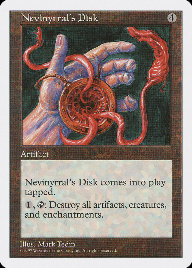 Nevinyrral's Disk [Fifth Edition] Magic: The Gathering