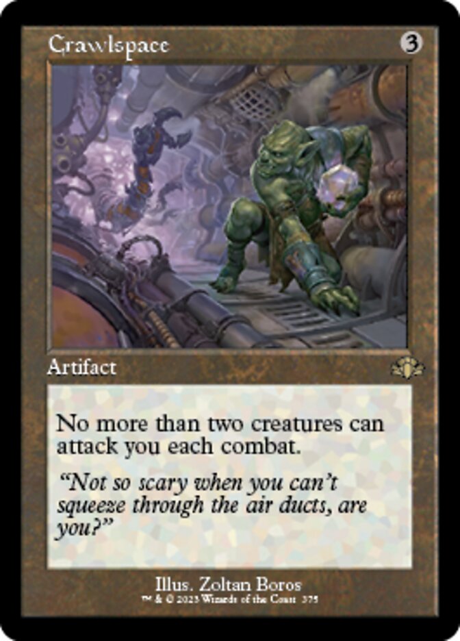 Crawlspace (Retro) [Dominaria Remastered] Magic: The Gathering
