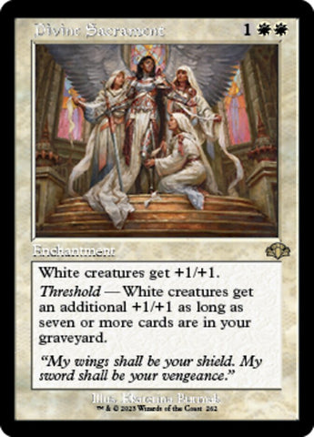 Divine Sacrament (Retro) [Dominaria Remastered] Magic: The Gathering