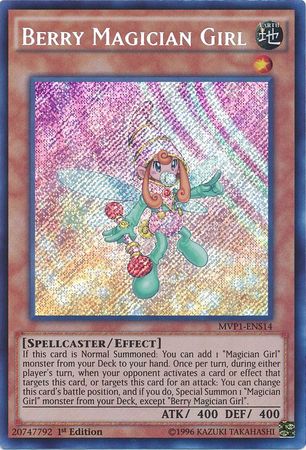 Berry Magician Girl [MVP1-ENS14] Secret Rare Yu-Gi-Oh!