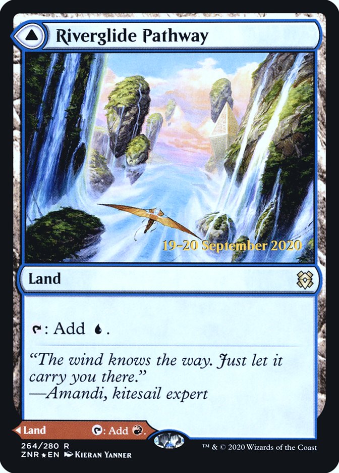 Riverglide Pathway // Lavaglide Pathway [Zendikar Rising Prerelease Promos] Magic: The Gathering