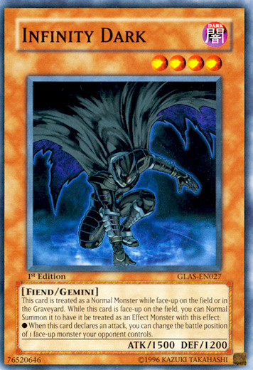 Infinity Dark [GLAS-EN027] Common Yu-Gi-Oh!