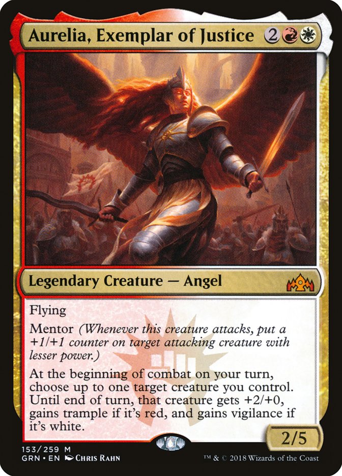 Aurelia, Exemplar of Justice [Guilds of Ravnica] Magic: The Gathering