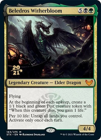 Beledros Witherbloom [Strixhaven: School of Mages Prerelease Promos] Magic: The Gathering