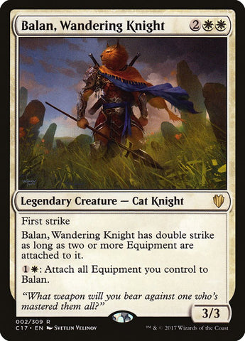 Balan, Wandering Knight [Commander 2017] Magic: The Gathering