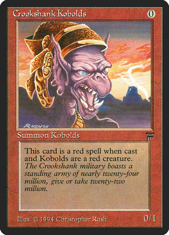 Crookshank Kobolds [Legends] Magic: The Gathering