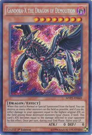 Gandora-X the Dragon of Demolition [MVP1-ENS49] Secret Rare Yu-Gi-Oh!
