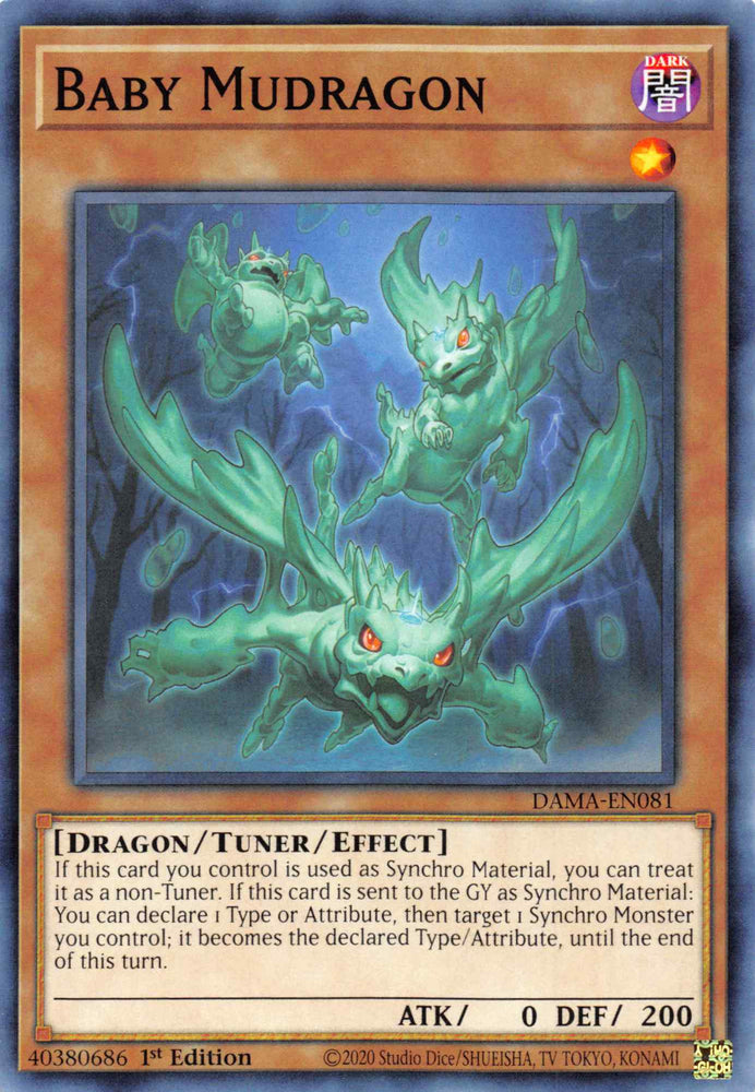 Baby Mudragon [DAMA-EN081] Common Yu-Gi-Oh!