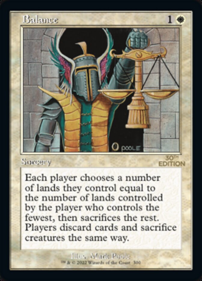 Balance (Retro) [30th Anniversary Edition] Magic: The Gathering