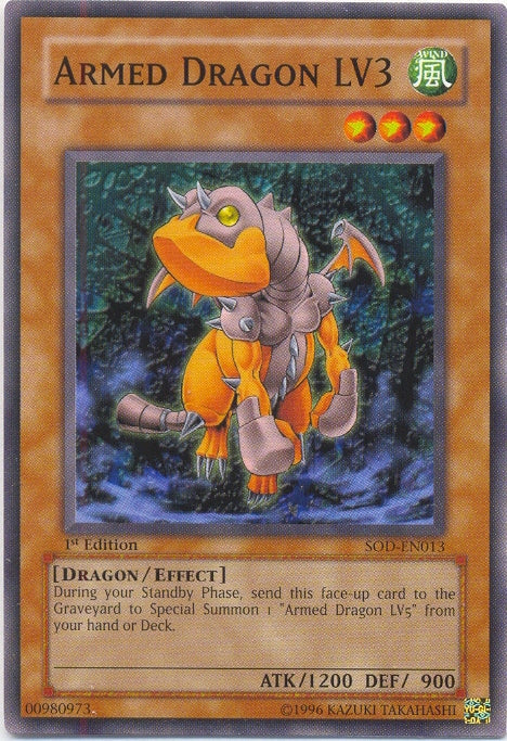 Armed Dragon LV3 [SOD-EN013] Common Yu-Gi-Oh!