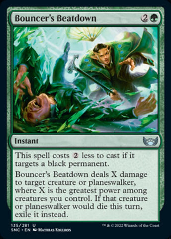 Bouncer's Beatdown [Streets of New Capenna] Magic: The Gathering
