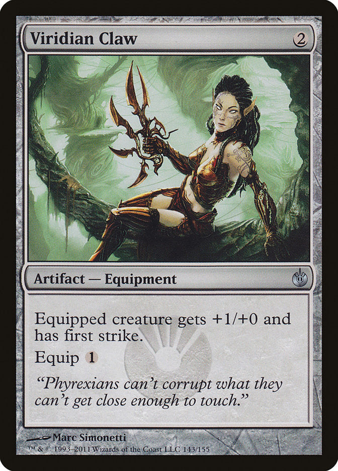 Viridian Claw [Mirrodin Besieged] Magic: The Gathering