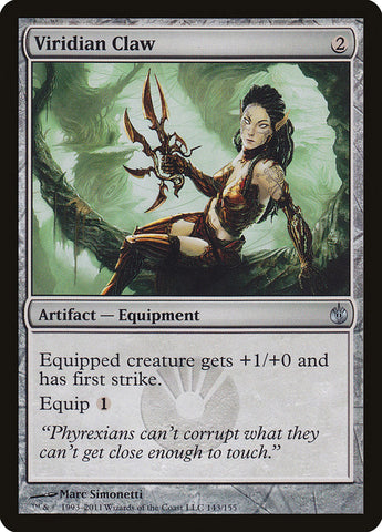 Viridian Claw [Mirrodin Besieged] Magic: The Gathering