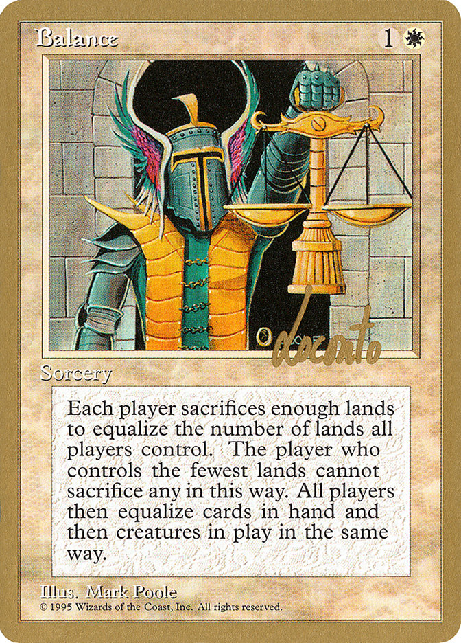 Balance (Michael Loconto) [Pro Tour Collector Set] Magic: The Gathering