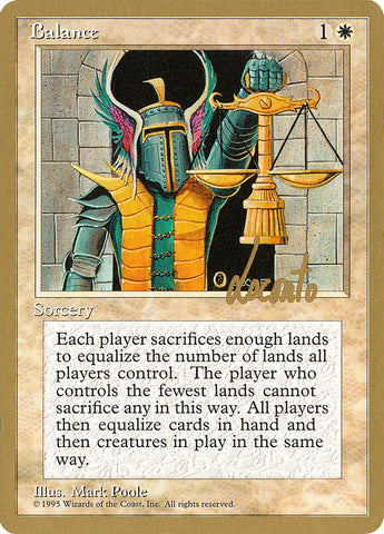 Balance (Michael Loconto) [Pro Tour Collector Set] Magic: The Gathering