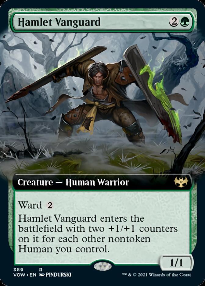 Hamlet Vanguard (Extended Art) [Innistrad: Crimson Vow] Magic: The Gathering