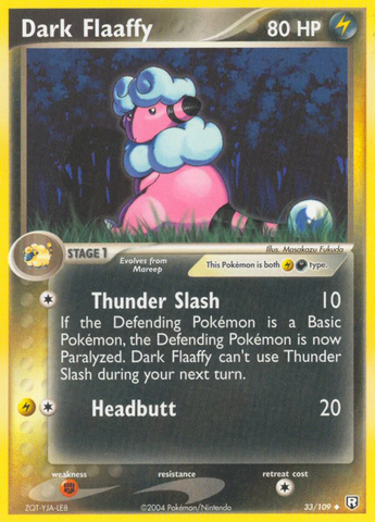 Dark Flaaffy (33/109) [EX: Team Rocket Returns] Pokémon