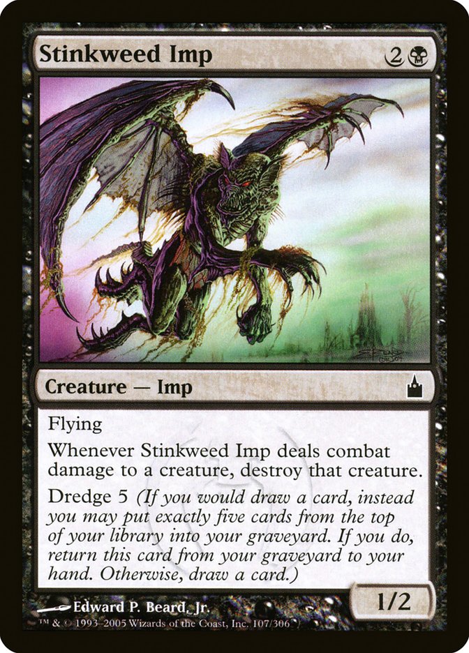 Stinkweed Imp [Ravnica: City of Guilds] Magic: The Gathering