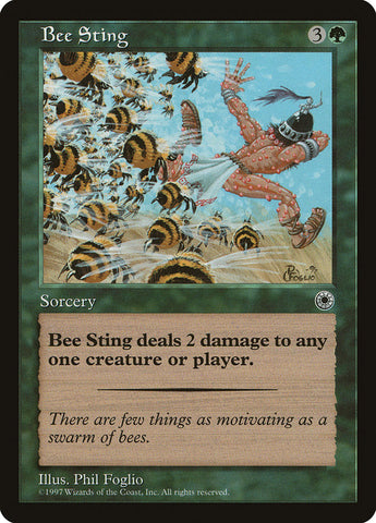 Bee Sting [Portal] Magic: The Gathering