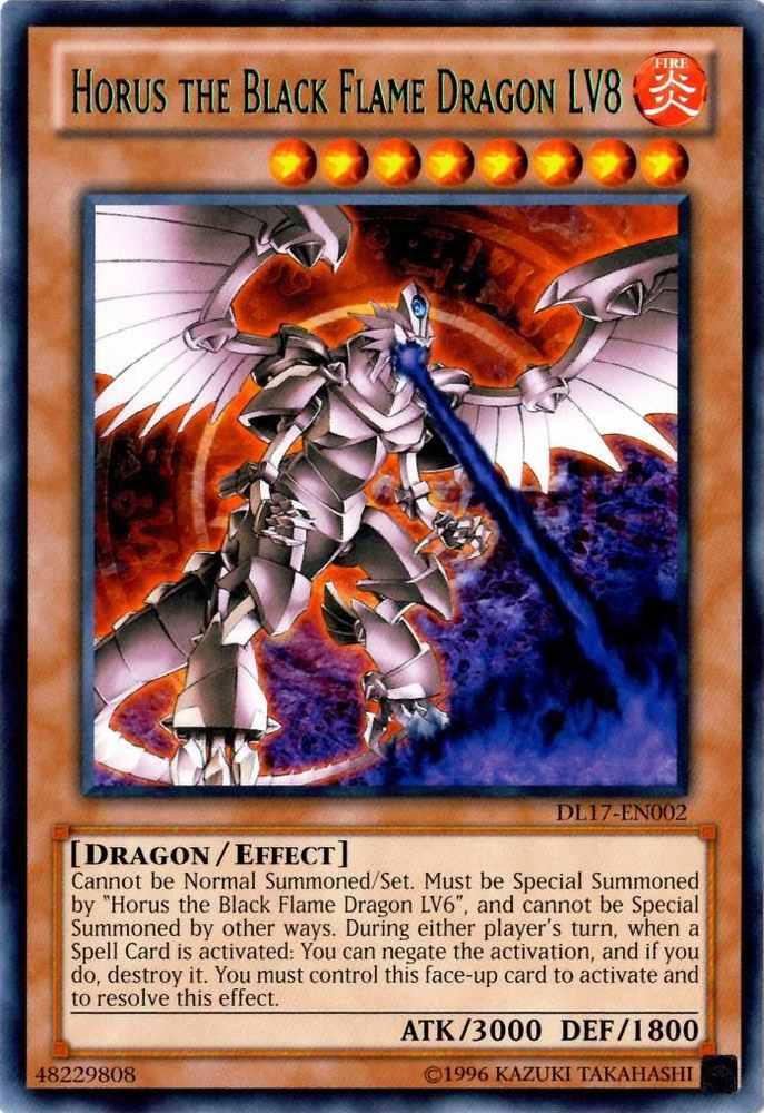 Horus the Black Flame Dragon LV8 (Green) [DL17-EN002] Rare Yu-Gi-Oh!