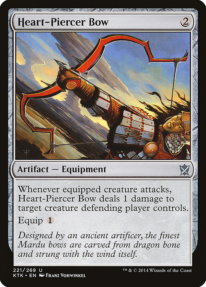 Heart-Piercer Bow [Khans of Tarkir] Magic: The Gathering