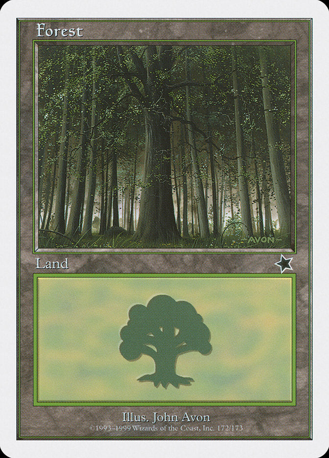 Forest (172) [Starter 1999] Magic: The Gathering