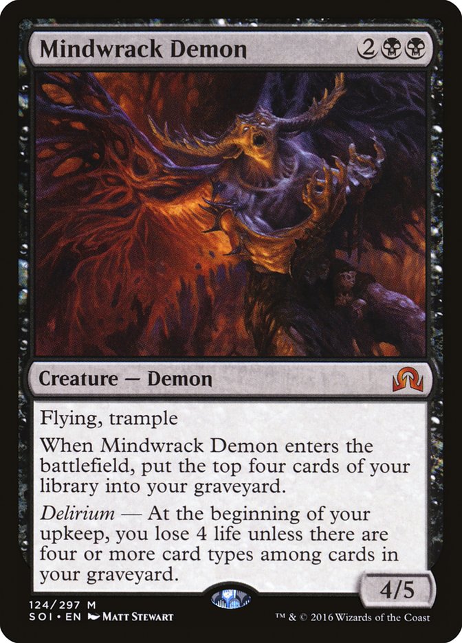 Mindwrack Demon [Shadows over Innistrad] Magic: The Gathering