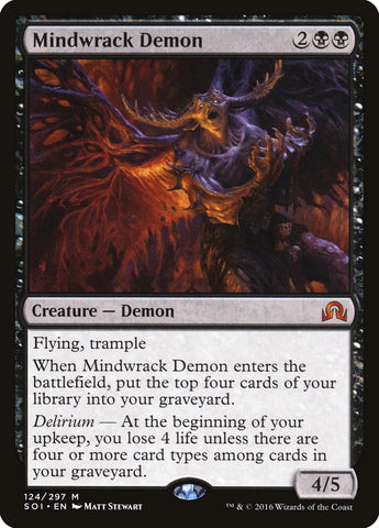 Mindwrack Demon [Shadows over Innistrad] Magic: The Gathering
