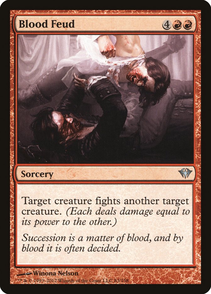 Blood Feud [Dark Ascension] Magic: The Gathering