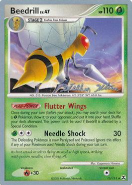 Beedrill LV.47 (15/111) (Luxdrill - Stephen Silvestro) [World Championships 2009] Pokémon