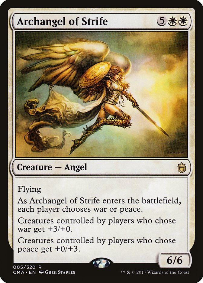 Archangel of Strife [Commander Anthology] Magic: The Gathering