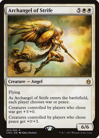 Archangel of Strife [Commander Anthology] Magic: The Gathering