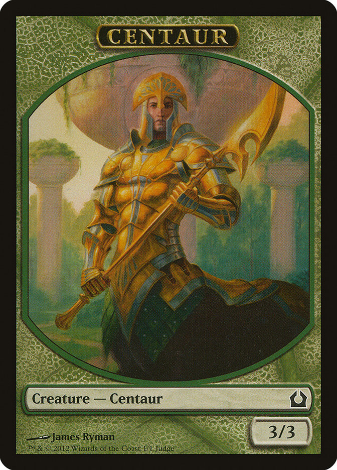 Centaur Token [Judge Gift Cards 2012] Magic: The Gathering