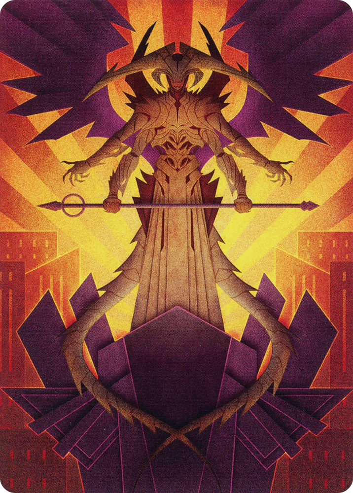 Atraxa, Praetors' Voice Art Card [March of the Machine Art Series] Magic: The Gathering