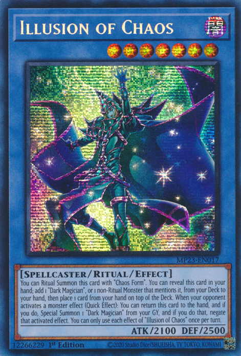 Illusion of Chaos [MP23-EN017] Prismatic Secret Rare Yu-Gi-Oh!