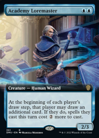 Academy Loremaster (Extended Art) [Dominaria United] Magic: The Gathering