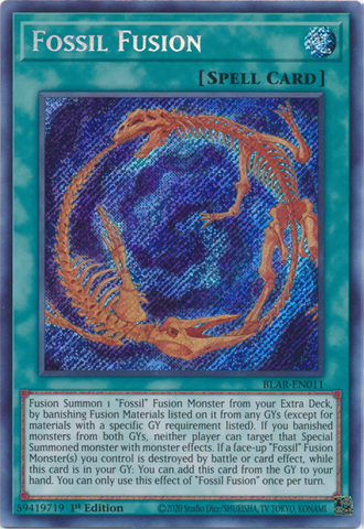 Fossil Fusion [BLAR-EN011] Secret Rare Yu-Gi-Oh!