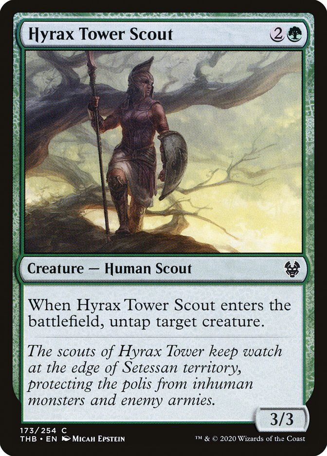 Hyrax Tower Scout [Theros Beyond Death] Magic: The Gathering