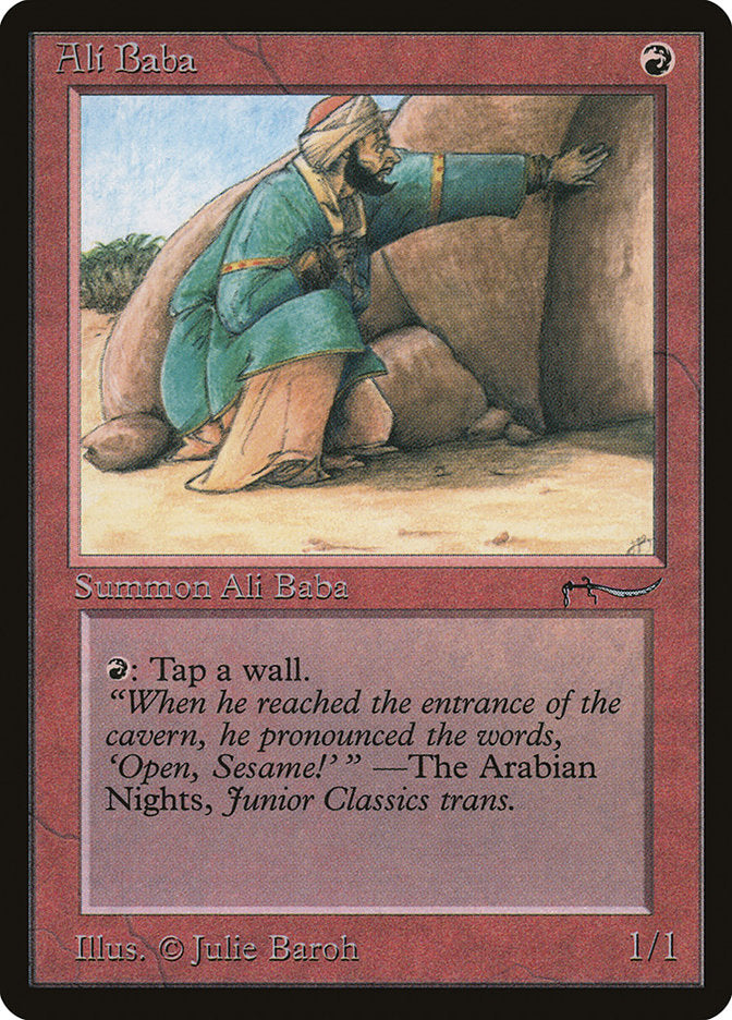 Ali Baba [Arabian Nights] Magic: The Gathering