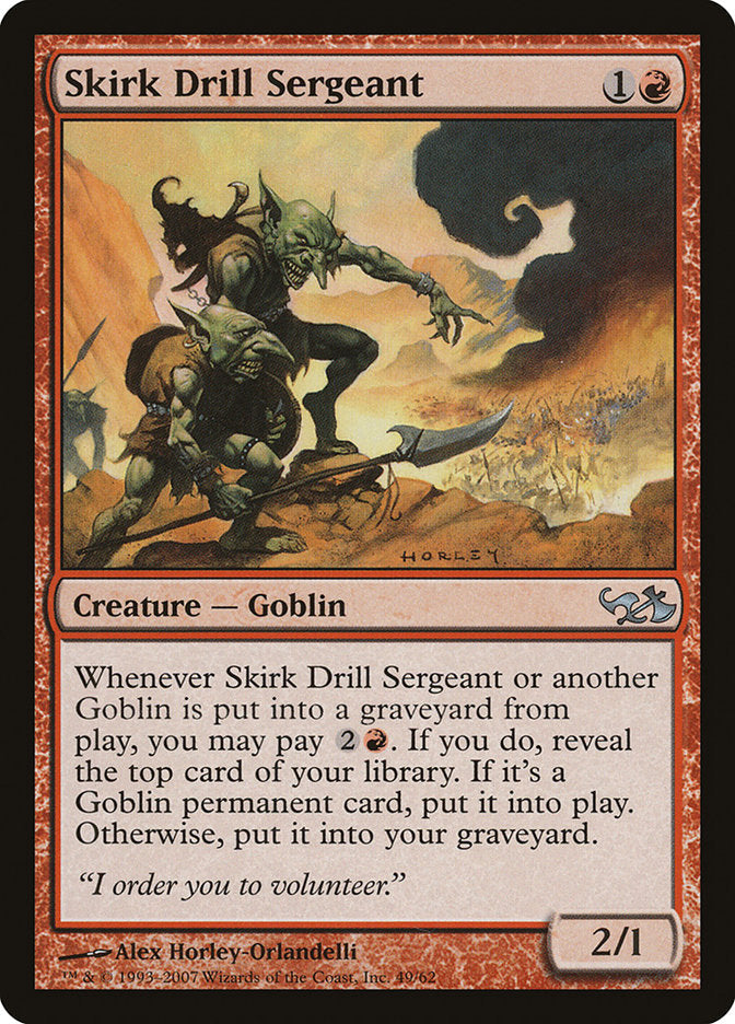 Skirk Drill Sergeant [Duel Decks: Elves vs. Goblins] Magic: The Gathering