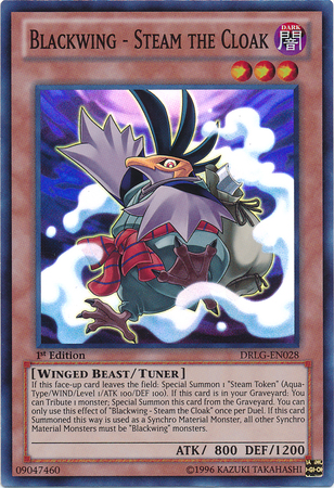 Blackwing - Steam the Cloak [DRLG-EN028] Super Rare Yu-Gi-Oh!