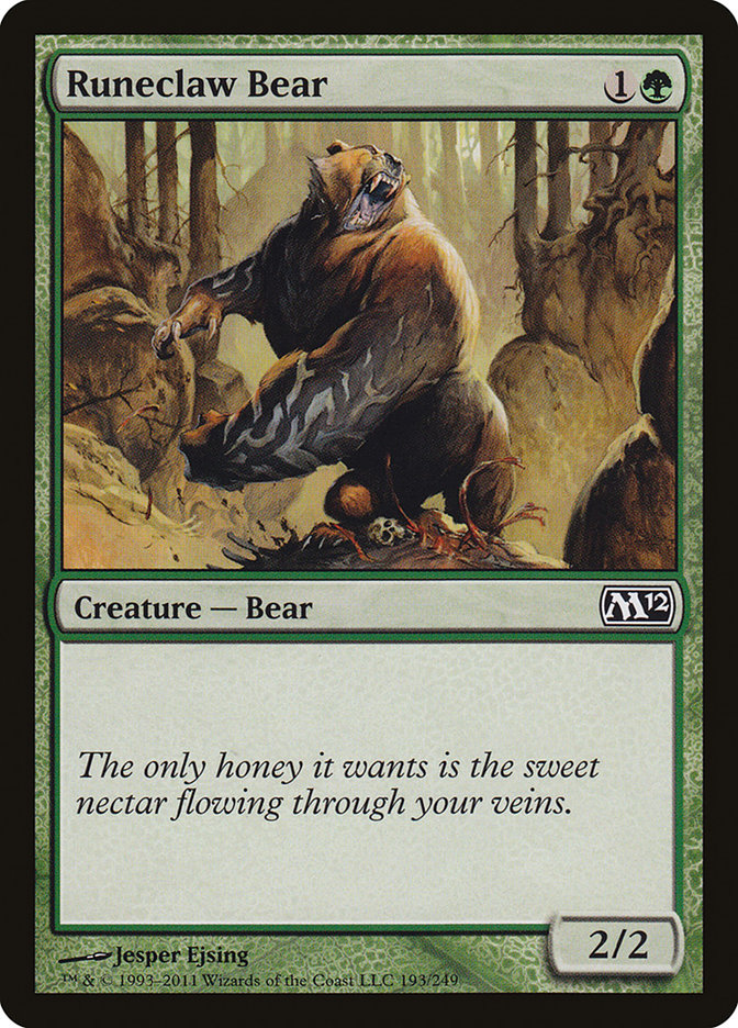Runeclaw Bear [Magic 2012] Magic: The Gathering