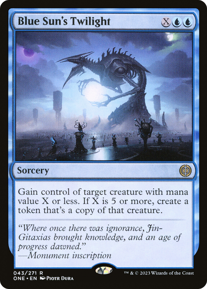 Blue Sun's Twilight [Phyrexia: All Will Be One] Magic: The Gathering