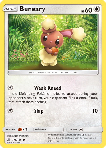 Buneary (106/156) [Sun & Moon: Ultra Prism] Pokémon