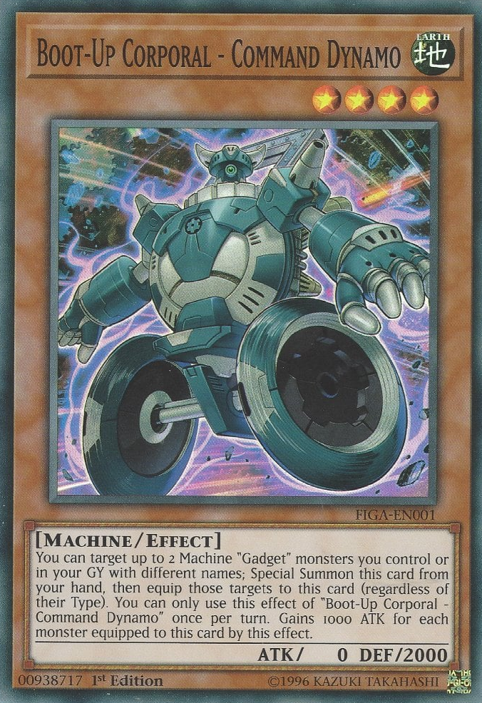 Boot-Up Corporal - Command Dynamo [FIGA-EN001] Super Rare Yu-Gi-Oh!