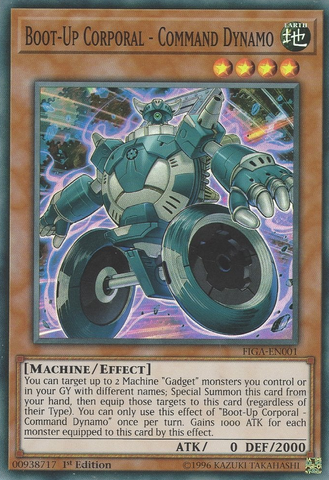 Boot-Up Corporal - Command Dynamo [FIGA-EN001] Super Rare Yu-Gi-Oh!