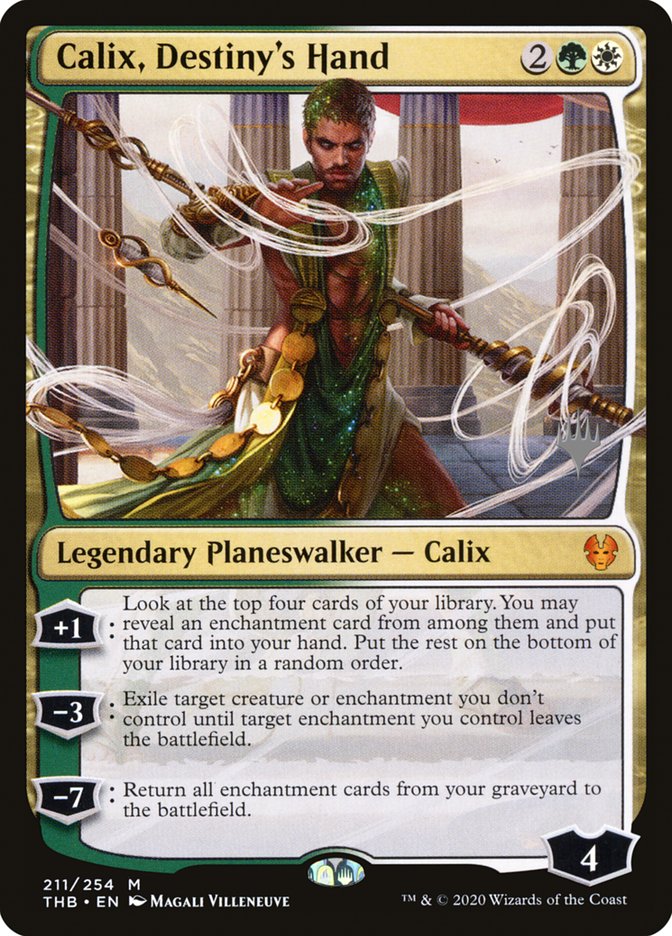 Calix, Destiny's Hand (Promo Pack) [Theros Beyond Death Promos] Magic: The Gathering