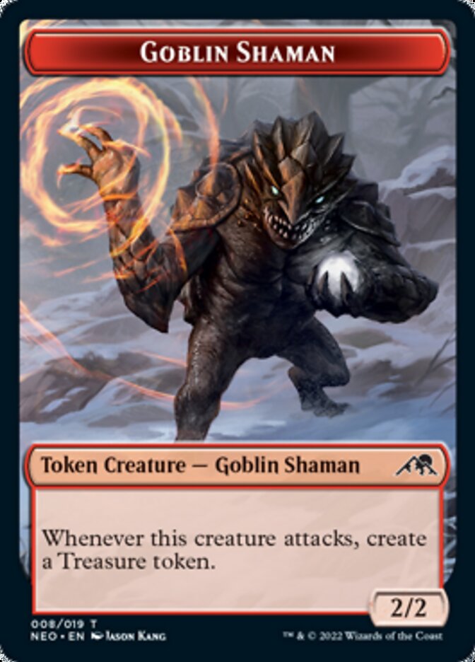 Goblin Shaman Token [Kamigawa: Neon Dynasty Tokens] Magic: The Gathering