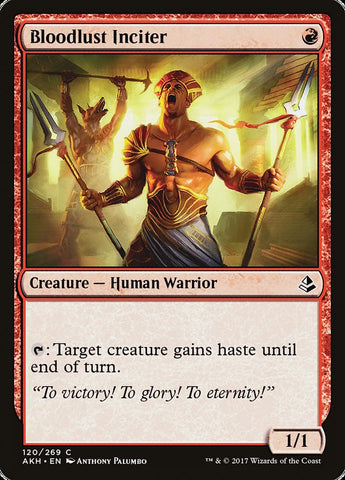Bloodlust Inciter [Amonkhet] Magic: The Gathering