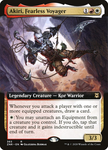 Akiri, Fearless Voyager (Extended Art) [Zendikar Rising] Magic: The Gathering